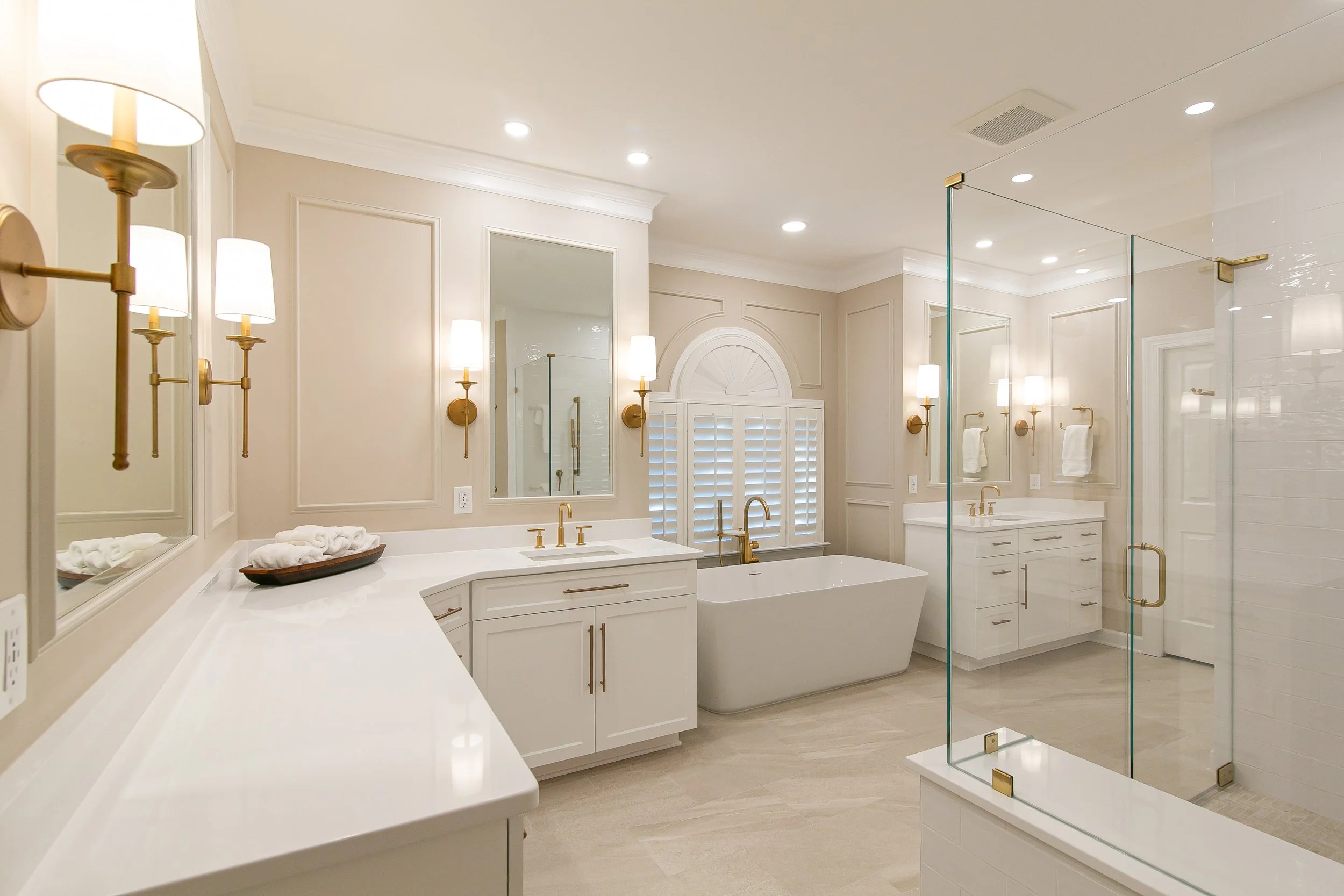 Completed VanFleet Homes bathroom remodeling project