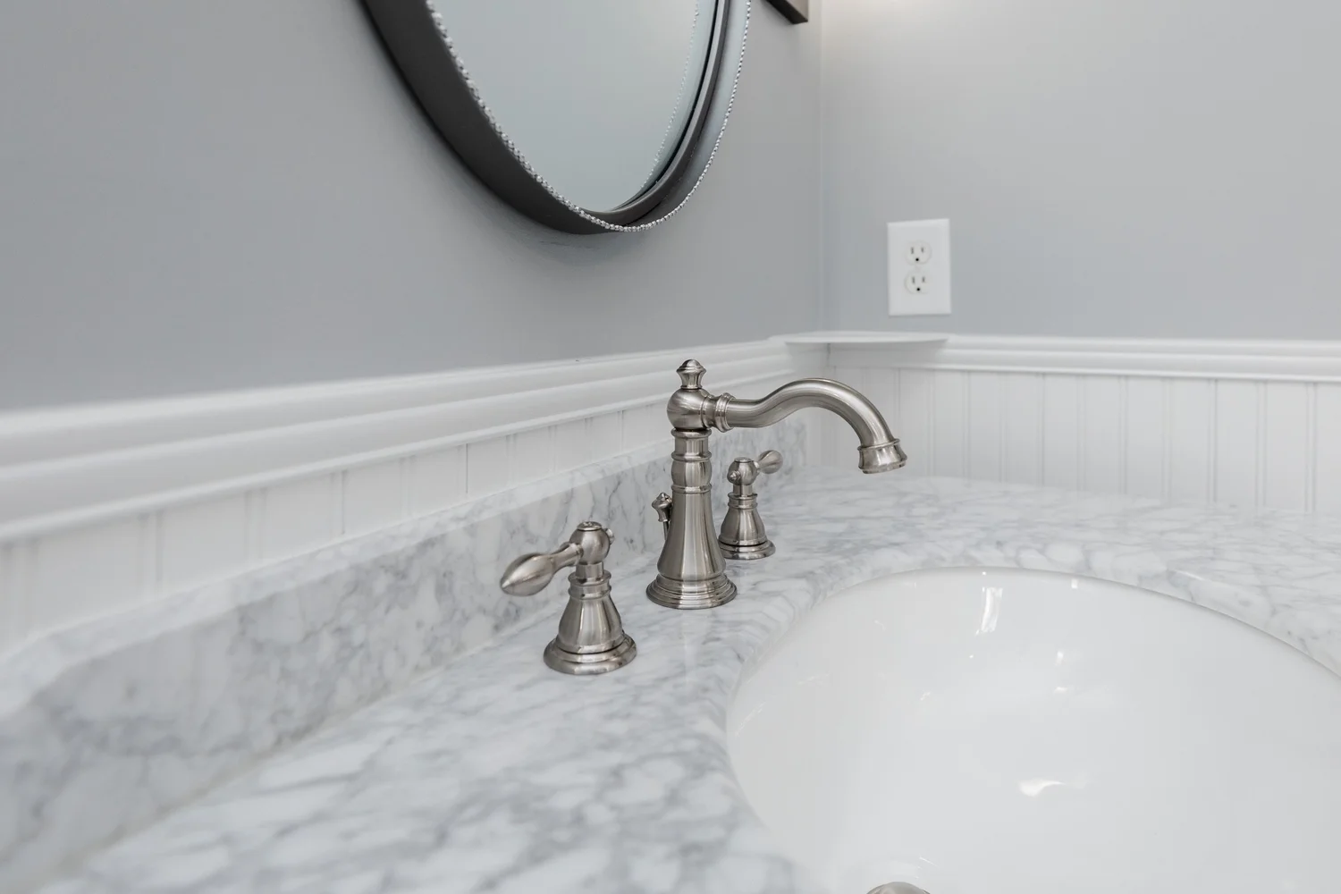 View 2 of the completed bathroom remodel in Greensprings West Williamsburg Virginia