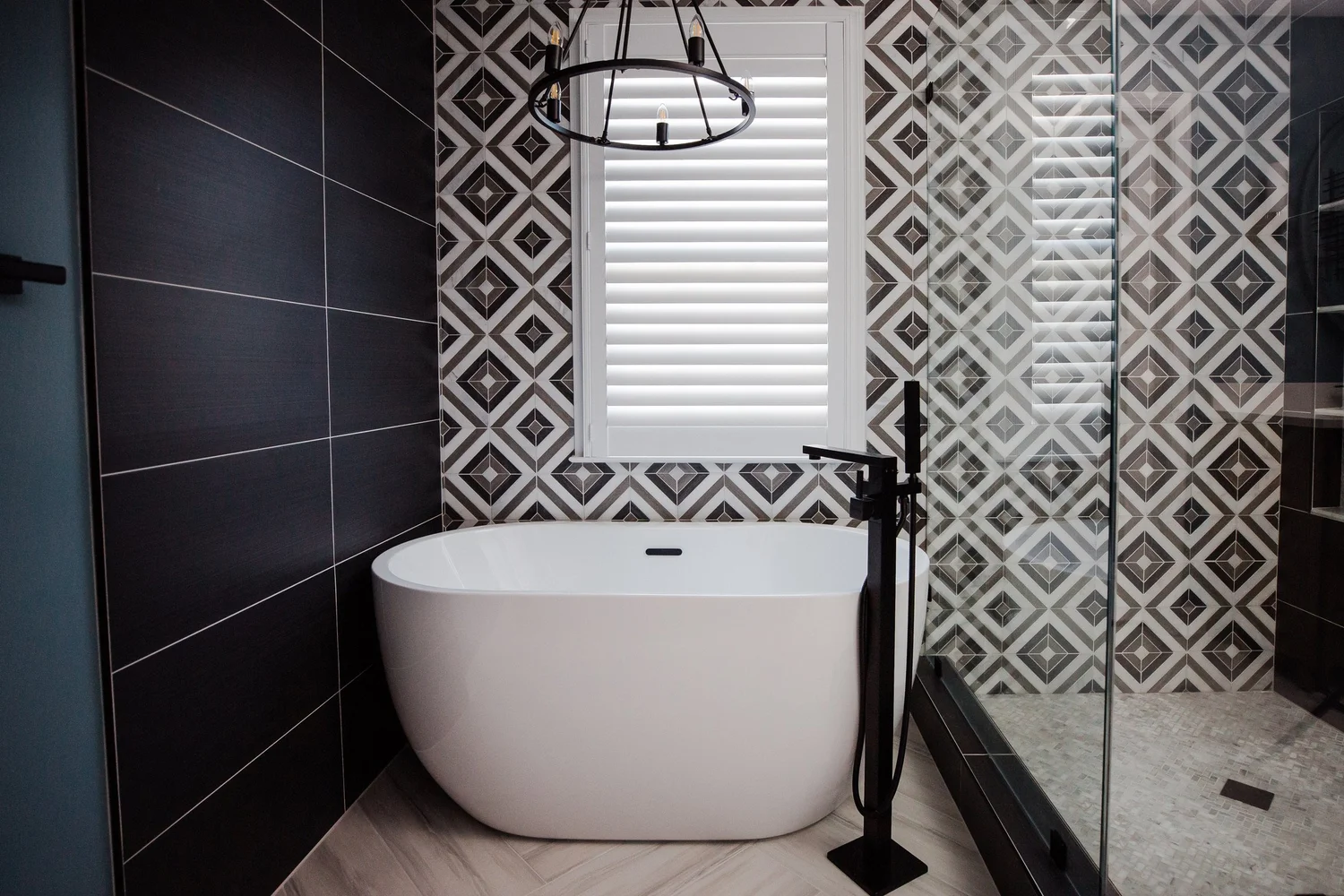 Completed bathroom remodel in Kiln Creek Newport News Virginia