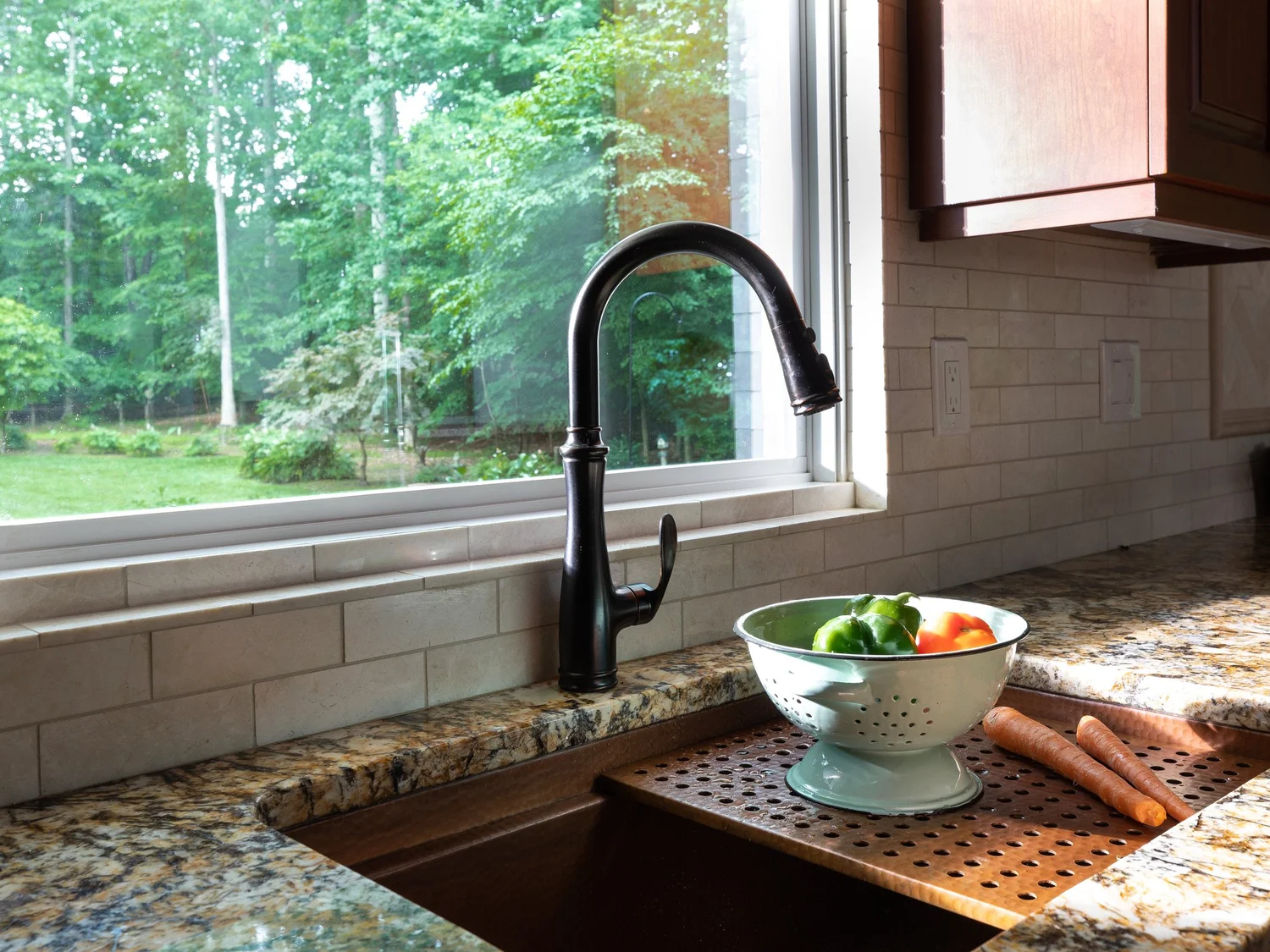 View 6 of the completed kitchen remodel in Fenton Mill Williamsburg Virginia