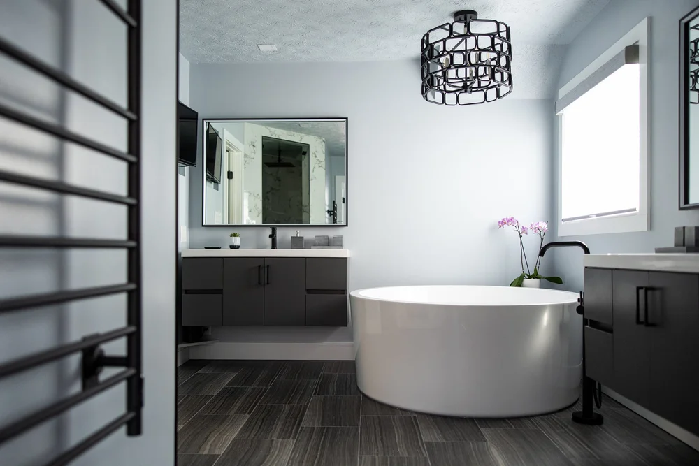 Completed bathroom remodel in Greensprings West Williamsburg Virginia