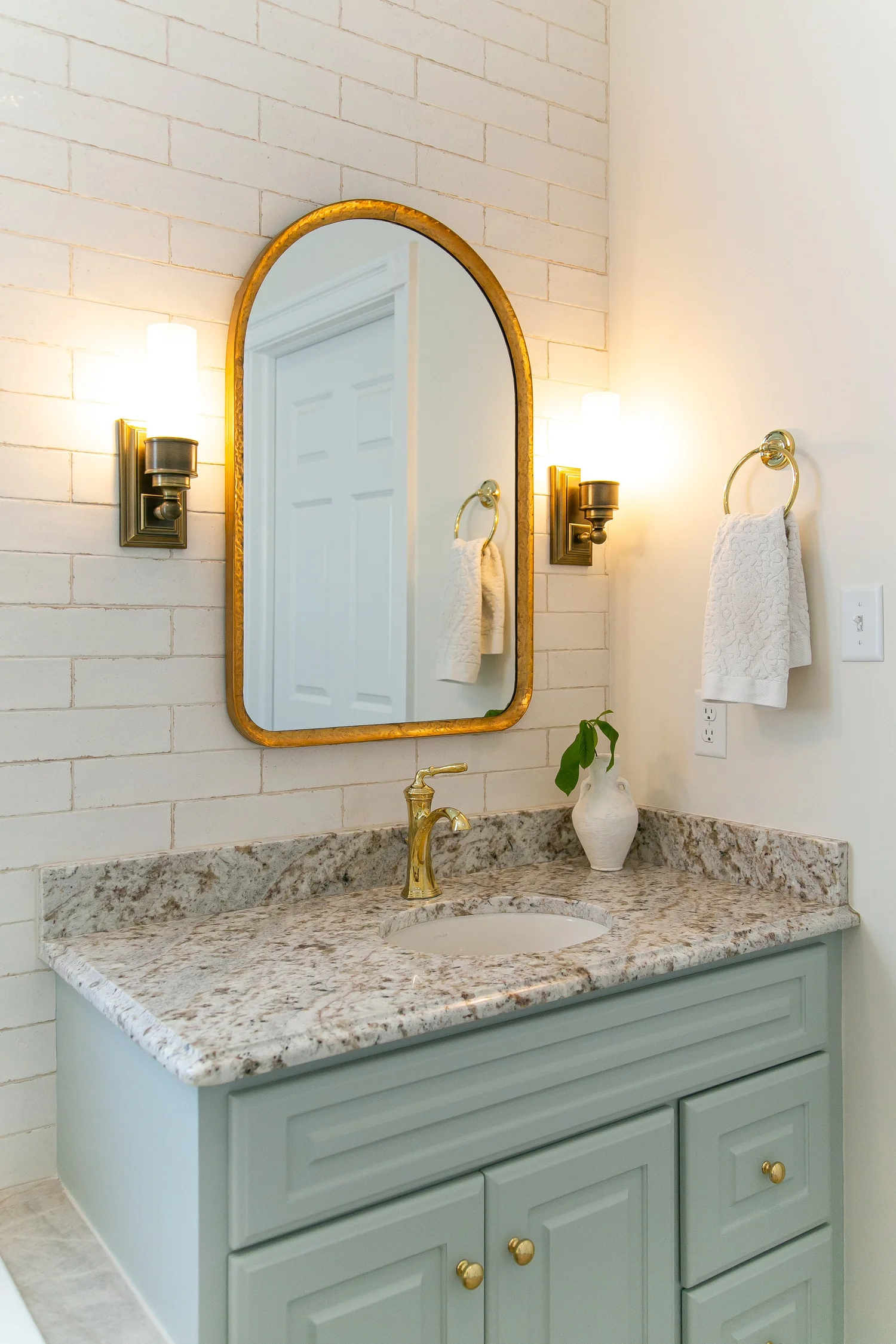 View 4 of the completed bathroom remodel in Ford’s Colony Williamsburg Virginia