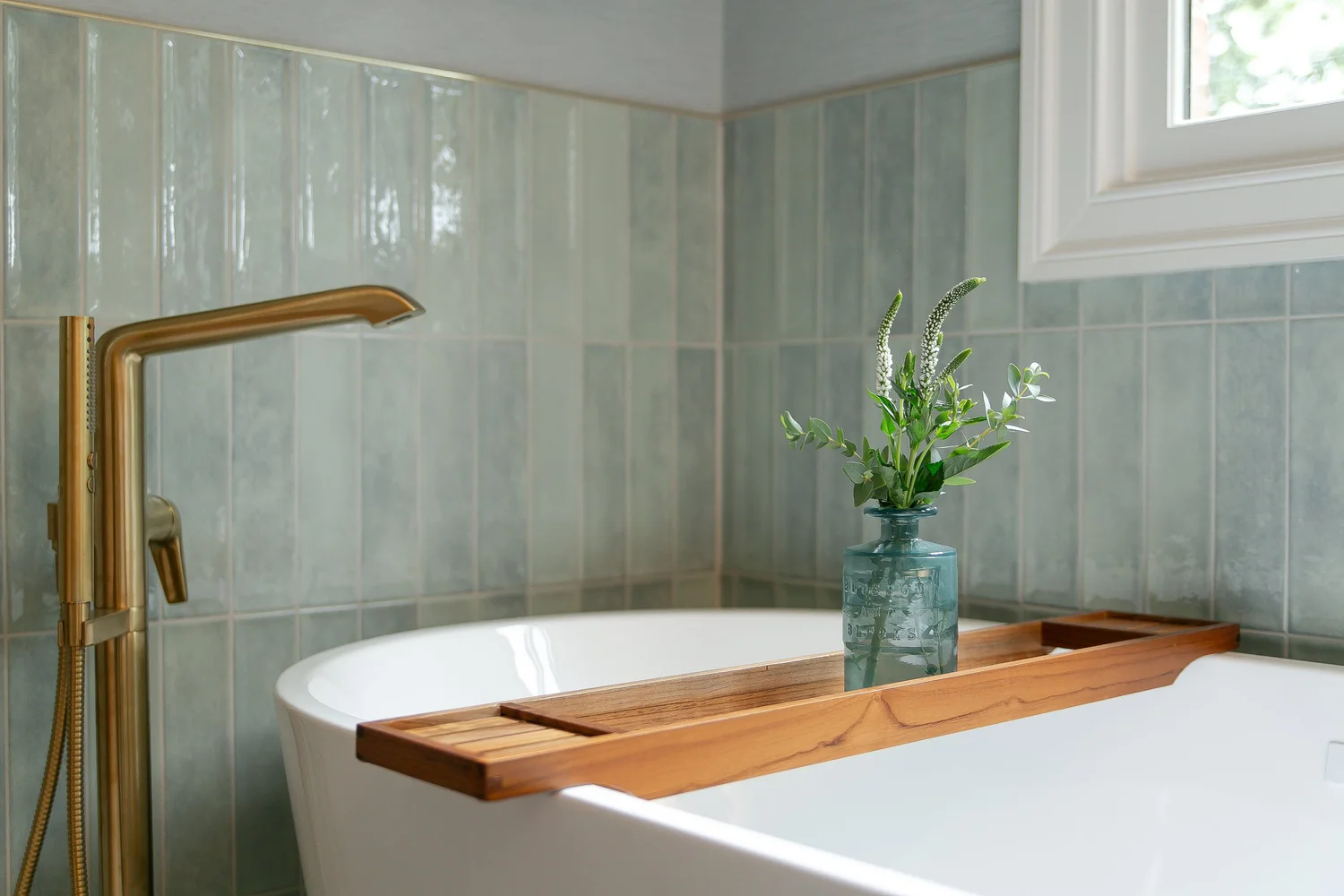 View 11 of the completed bathroom remodel in Ford’s Colony Williamsburg Virginia