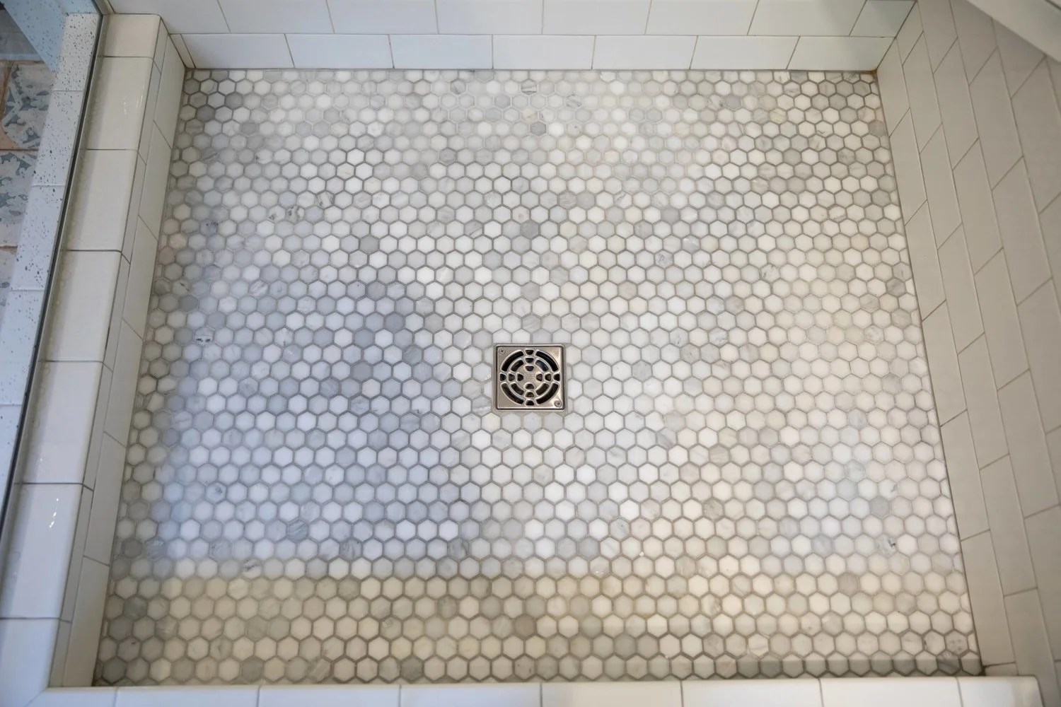 View 12 of the completed bathroom remodel in Queenslake Williamsburg Virginia