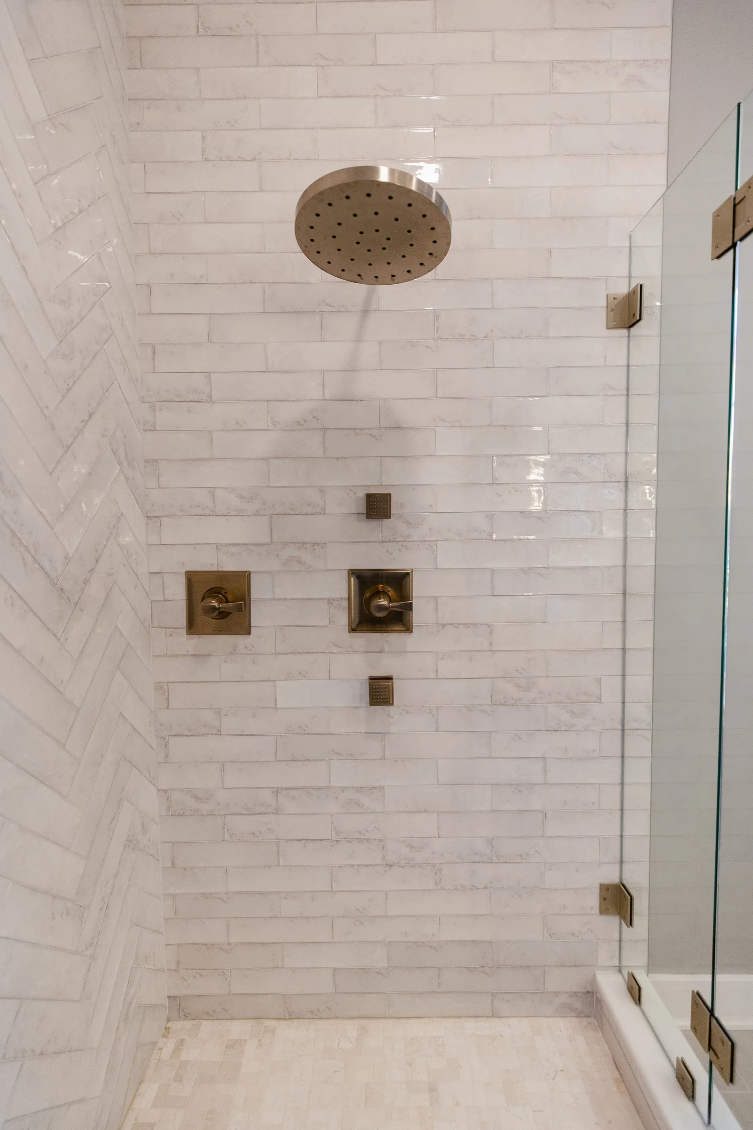 View 7 of the completed bathroom remodel in Ford’s Colony Williamsburg Virginia