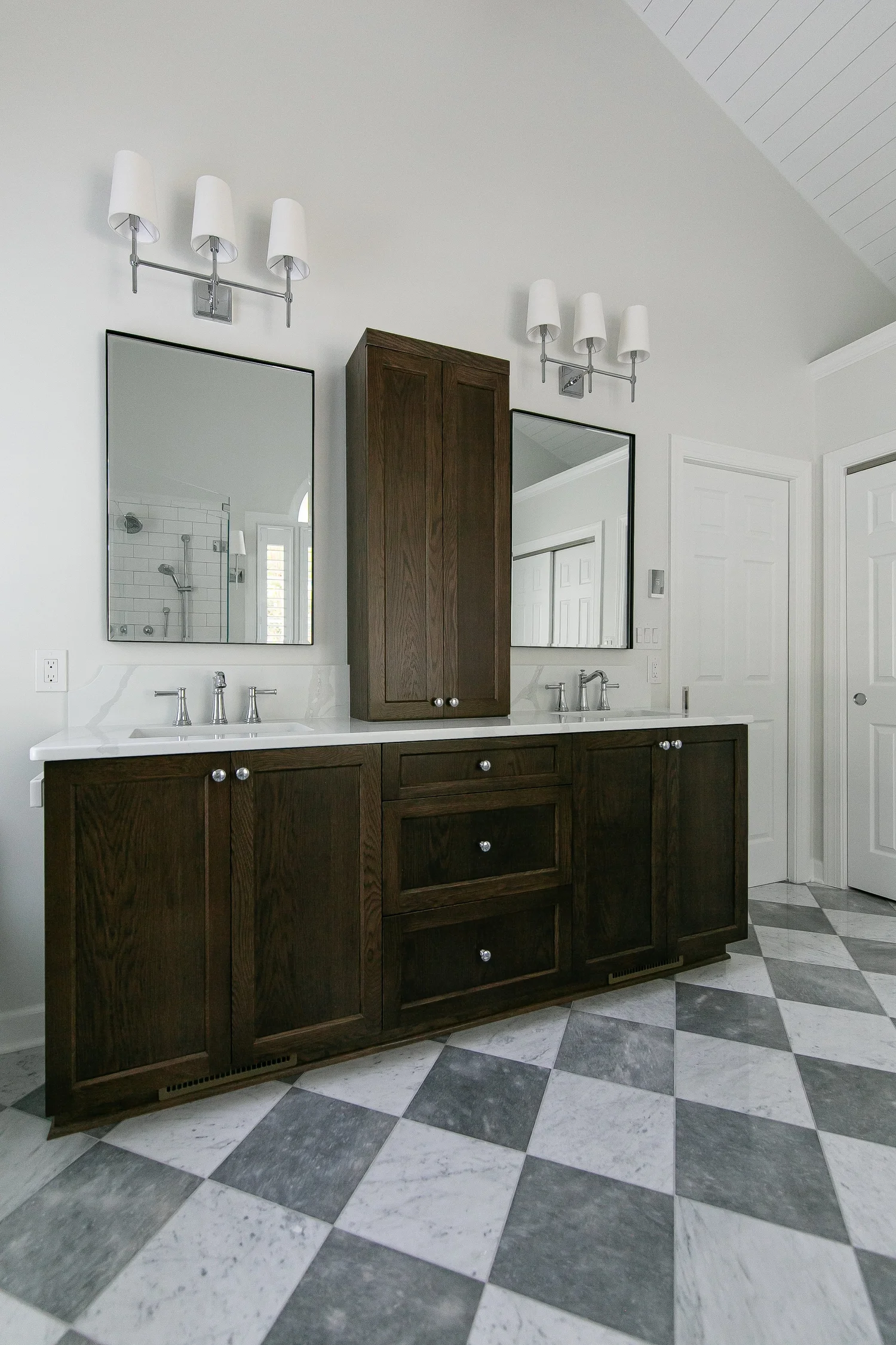 View 6 of the completed bathroom remodel in Ford’s Colony Williamsburg Virginia