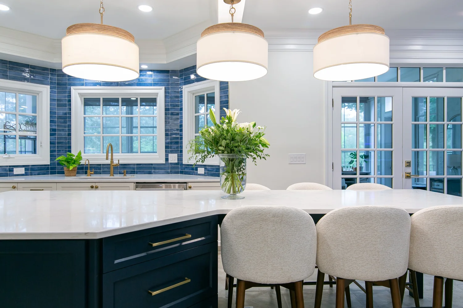View 4 of the completed kitchen remodel in Ford’s Colony