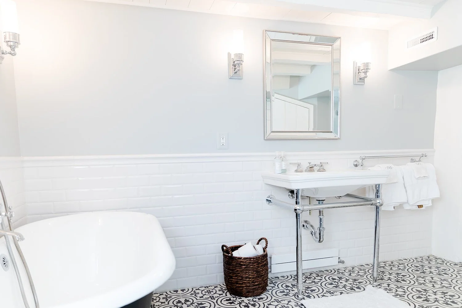 View 7 of the completed bathroom remodel in Pleasant Point Surry Virginia