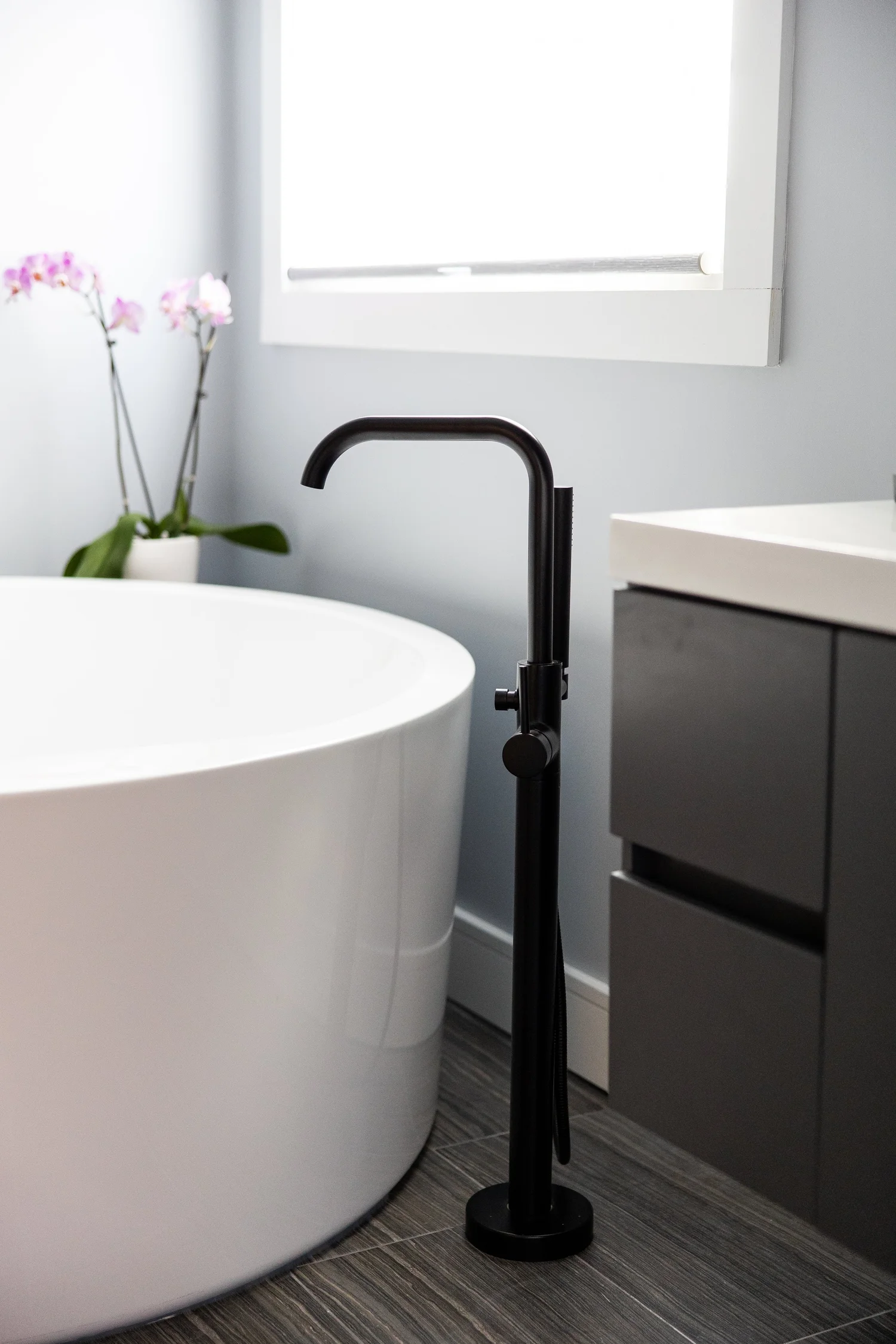 View 15 of the completed bathroom remodel in Greensprings West Williamsburg Virginia