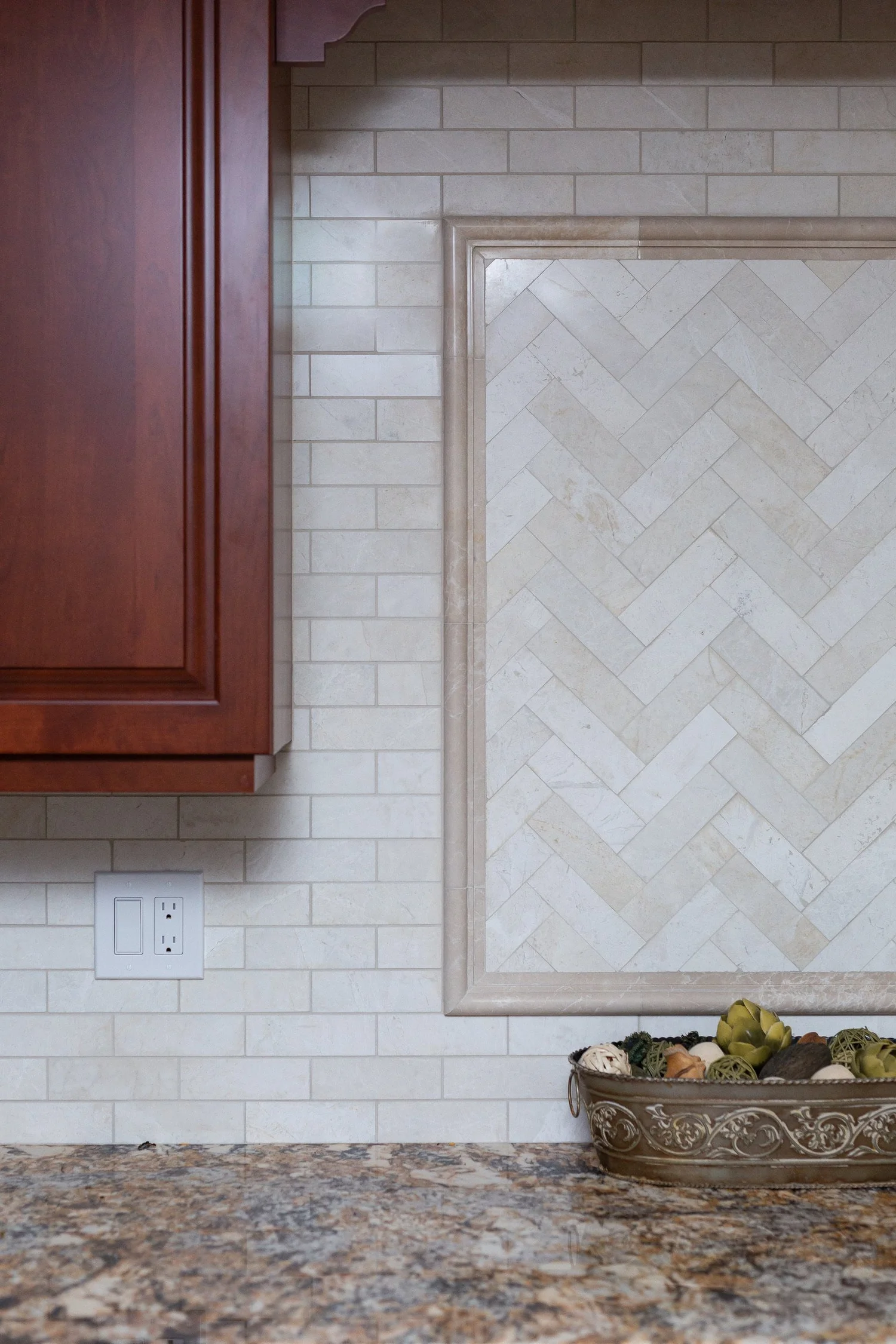 View 12 of the completed kitchen remodel in Fenton Mill Williamsburg Virginia