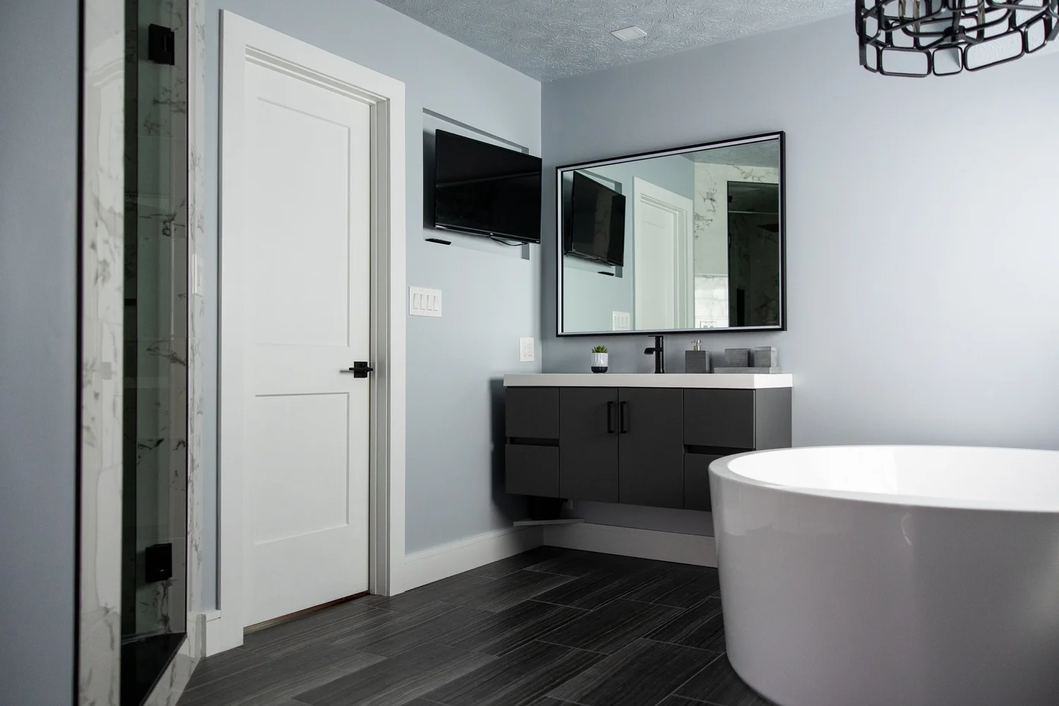 View 7 of the completed bathroom remodel in Greensprings West Williamsburg Virginia