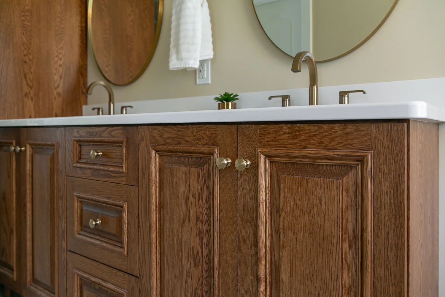 View 8 of the completed bathroom remodel in Windsor Forest Williamsburg Virginia