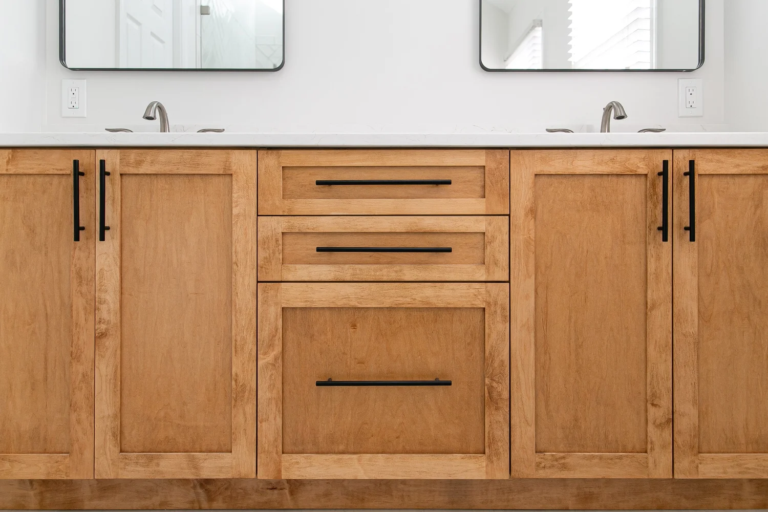 View 9 of the completed bathroom remodel in Windsor Forest Williamsburg Virginia