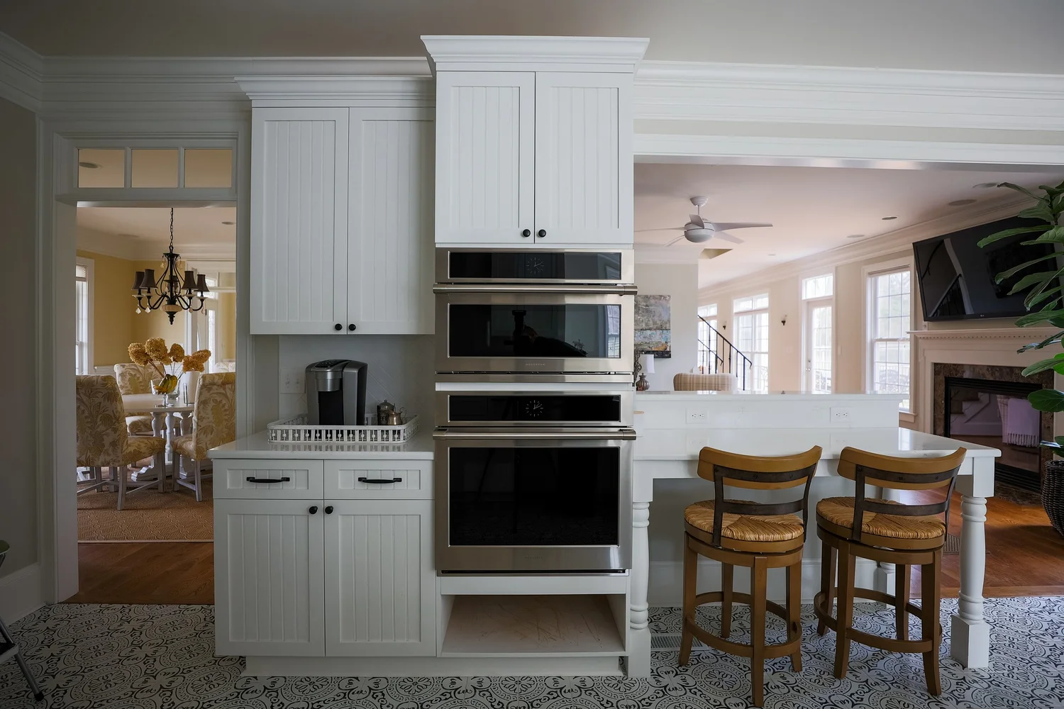 View 13 of the completed kitchen remodel in Toano Virginia