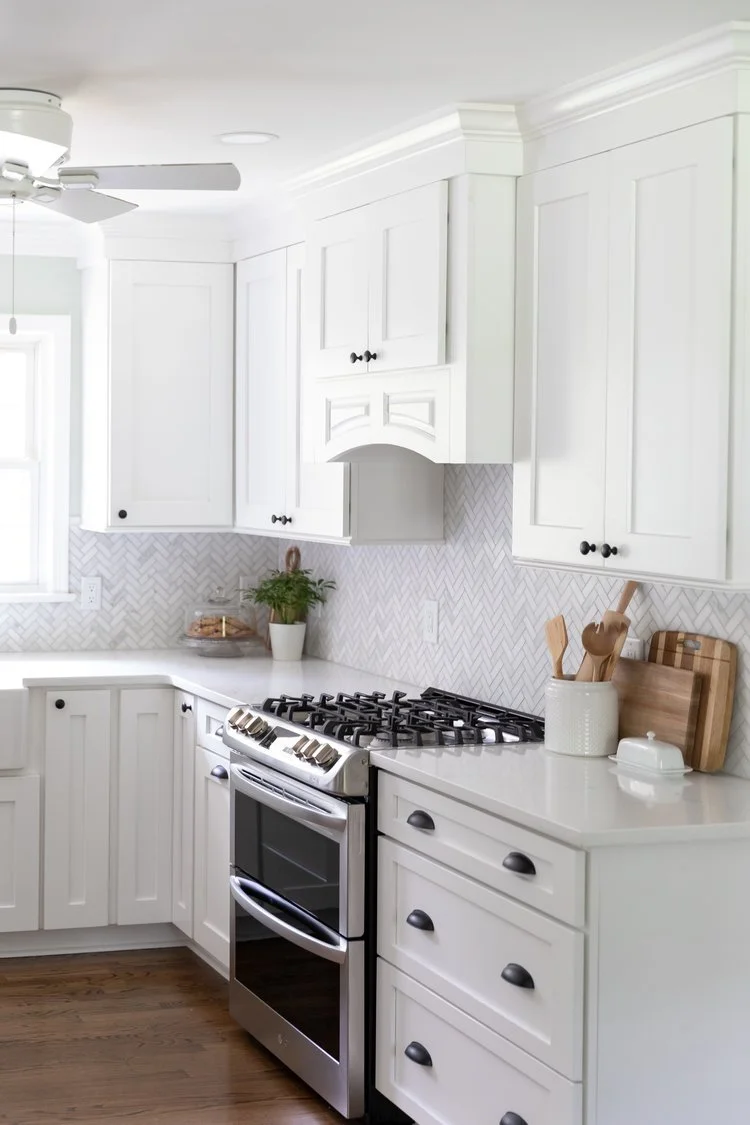 View 3 of the completed kitchen remodel in Poquoson Virginia