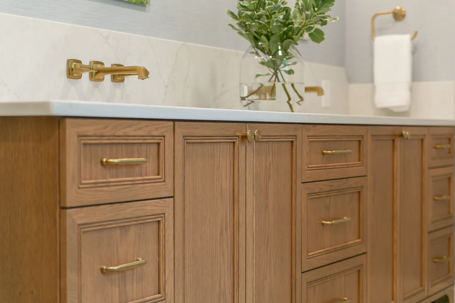 View 14 of the completed bathroom remodel in Ford’s Colony Williamsburg Virginia