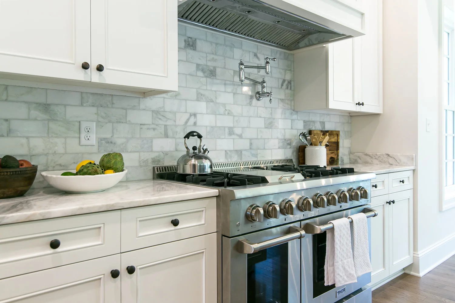 View 11 of the completed kitchen remodel in Charles City