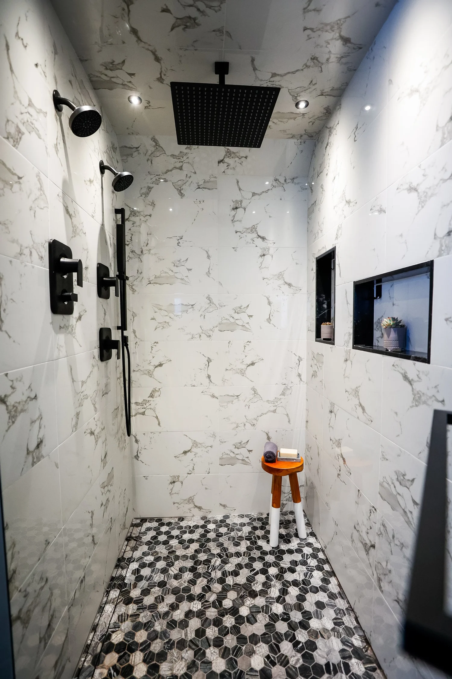 View 13 of the completed bathroom remodel in Greensprings West Williamsburg Virginia