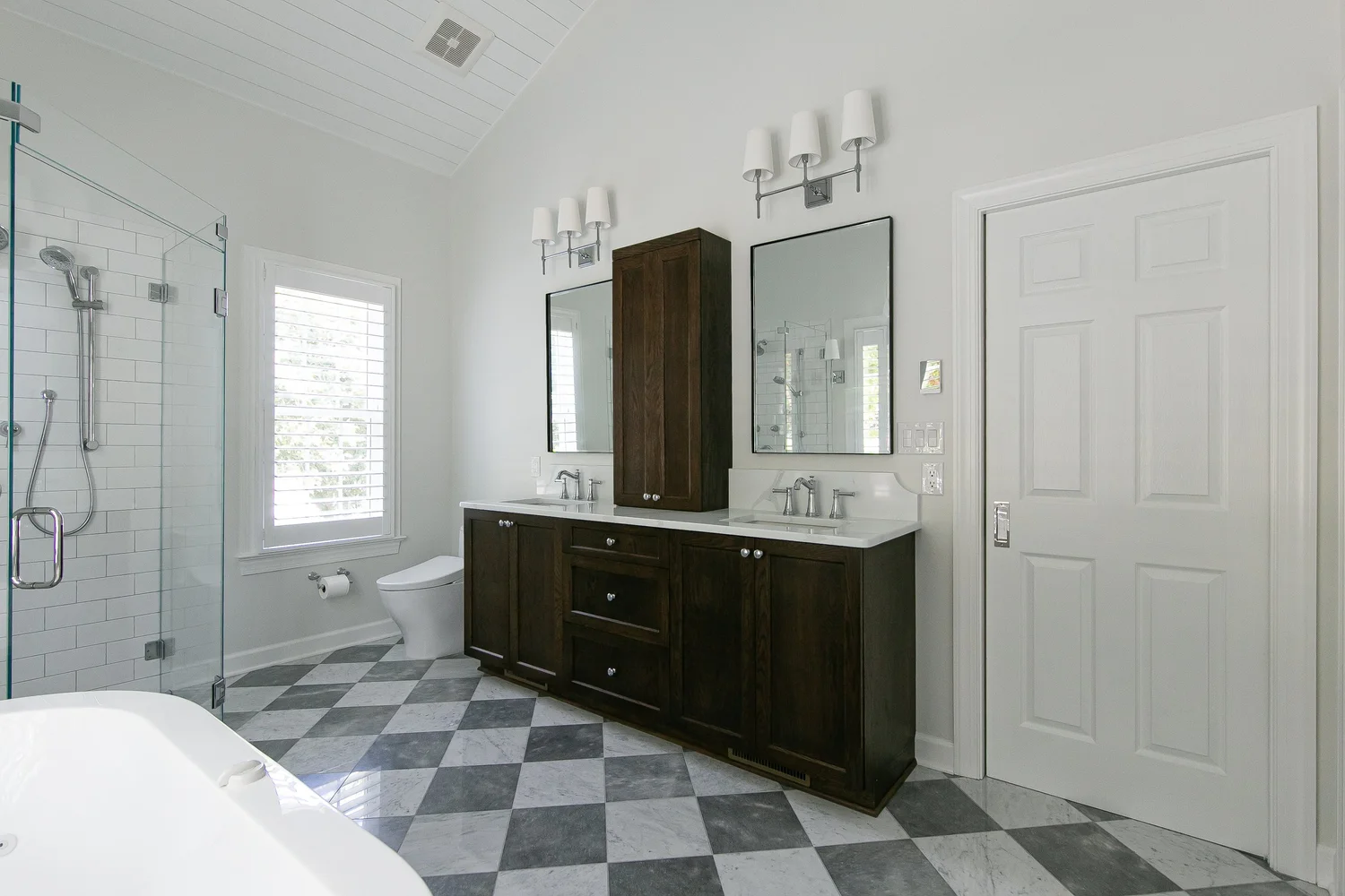 View 8 of the completed bathroom remodel in Ford’s Colony Williamsburg Virginia
