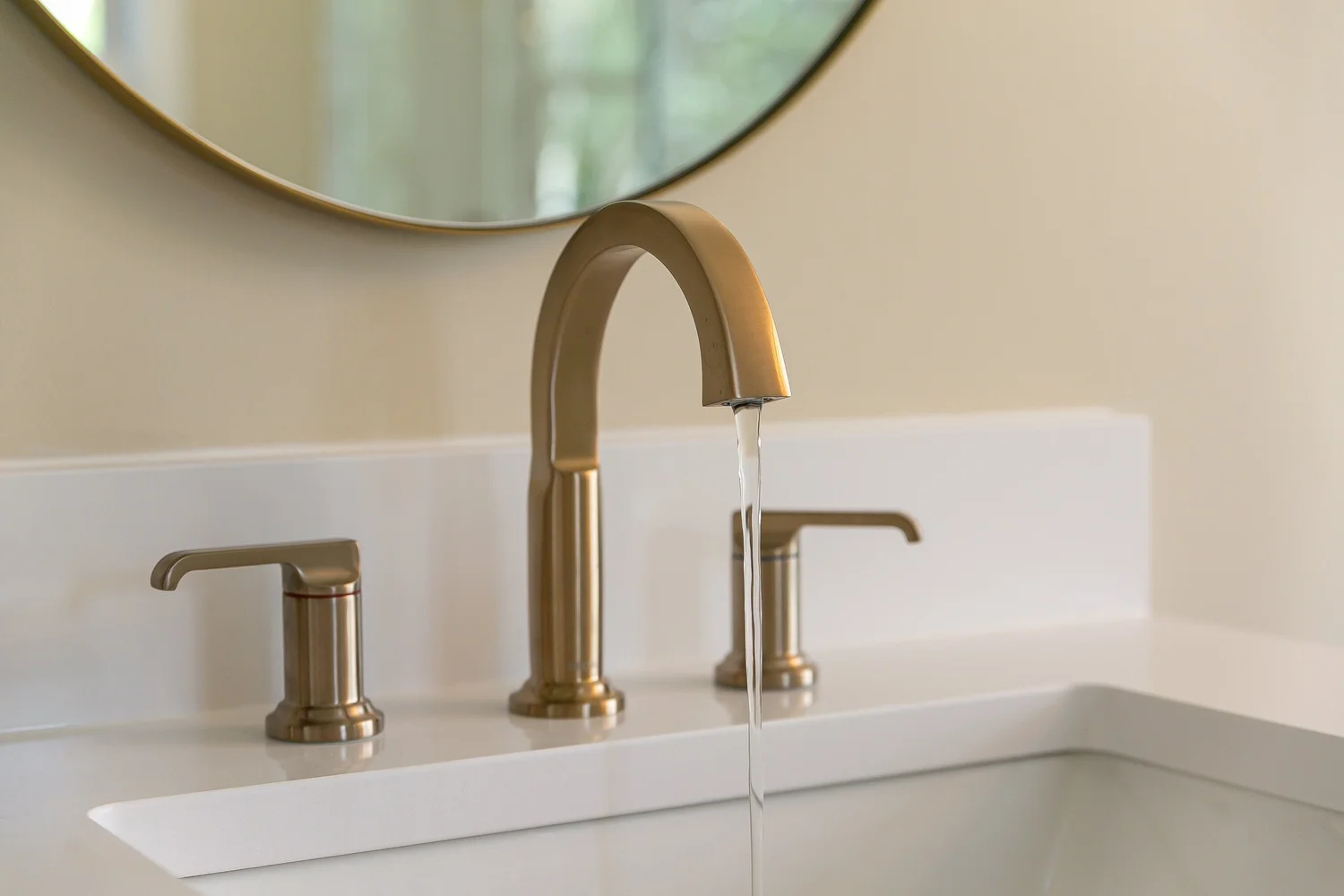 View 9 of the completed bathroom remodel in Windsor Forest Williamsburg Virginia