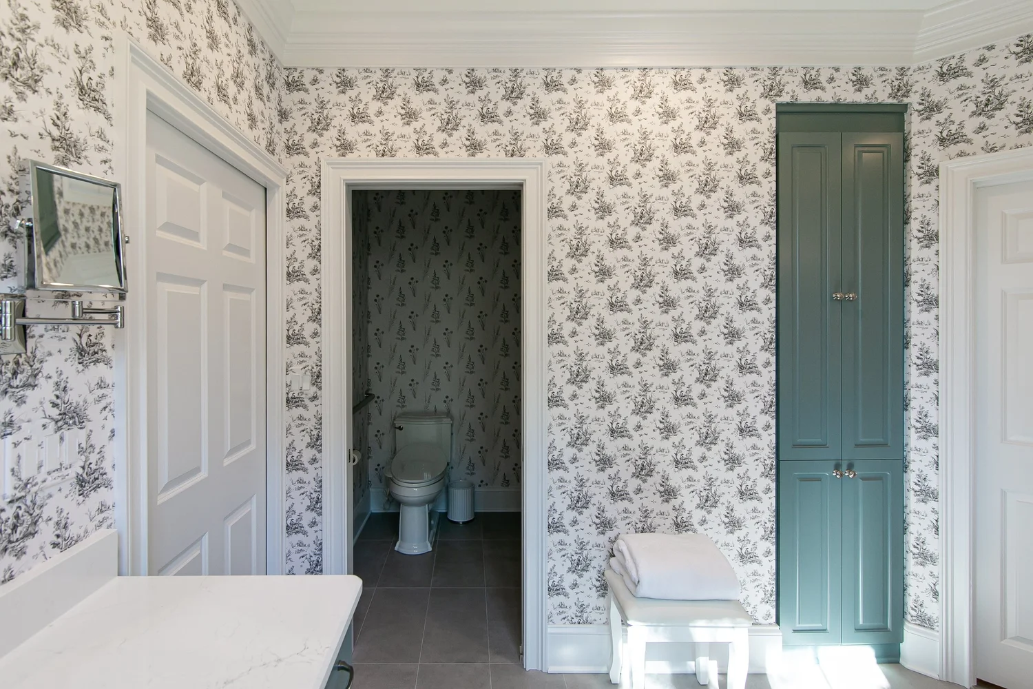 View 10 of the completed bathroom remodel in Governor’s Land Williamsburg Virginia