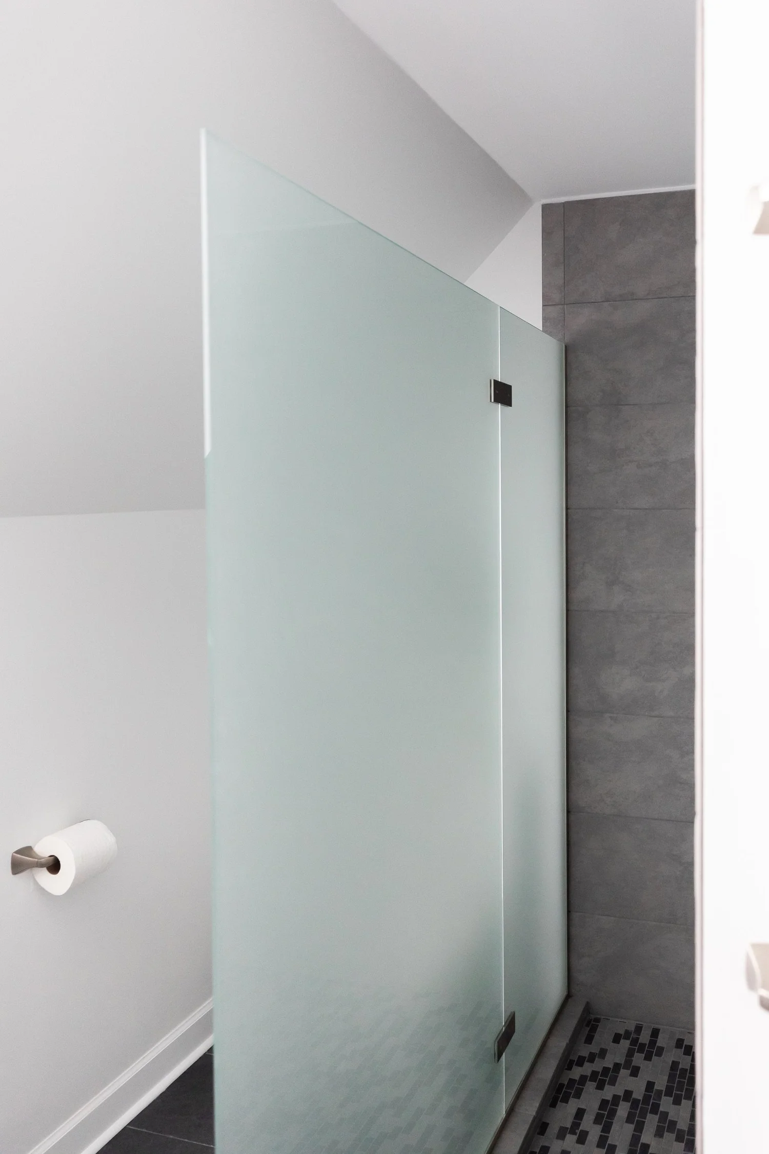 View 14 of the completed bathroom remodel in Queenslake Yorktown Virginia