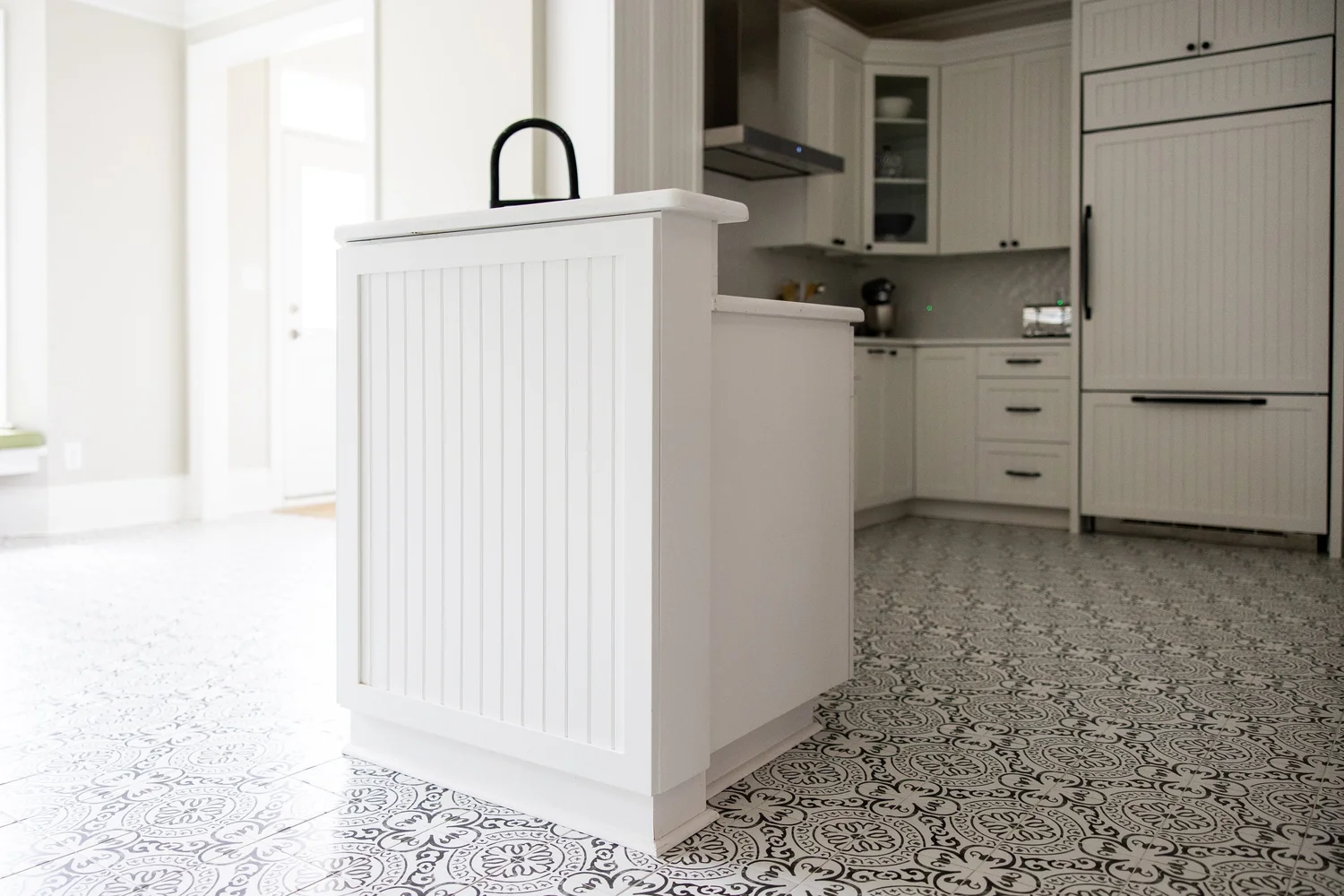 View 9 of the completed kitchen remodel in Toano Virginia