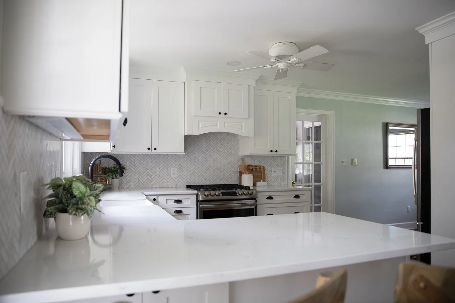 View 6 of the completed kitchen remodel in Poquoson Virginia