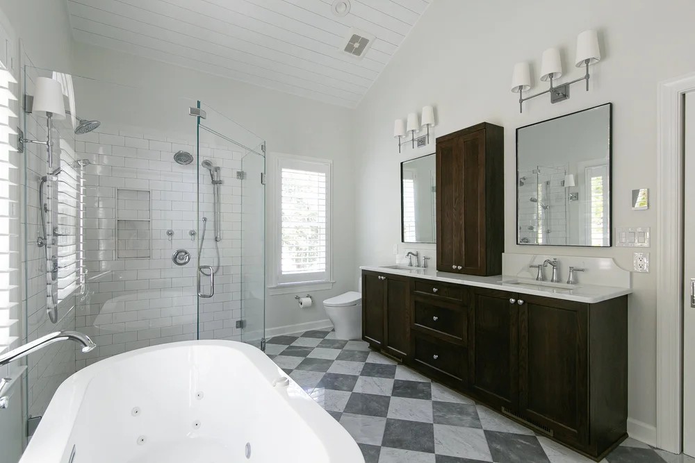 Completed bathroom remodel in Ford’s Colony Williamsburg Virginia