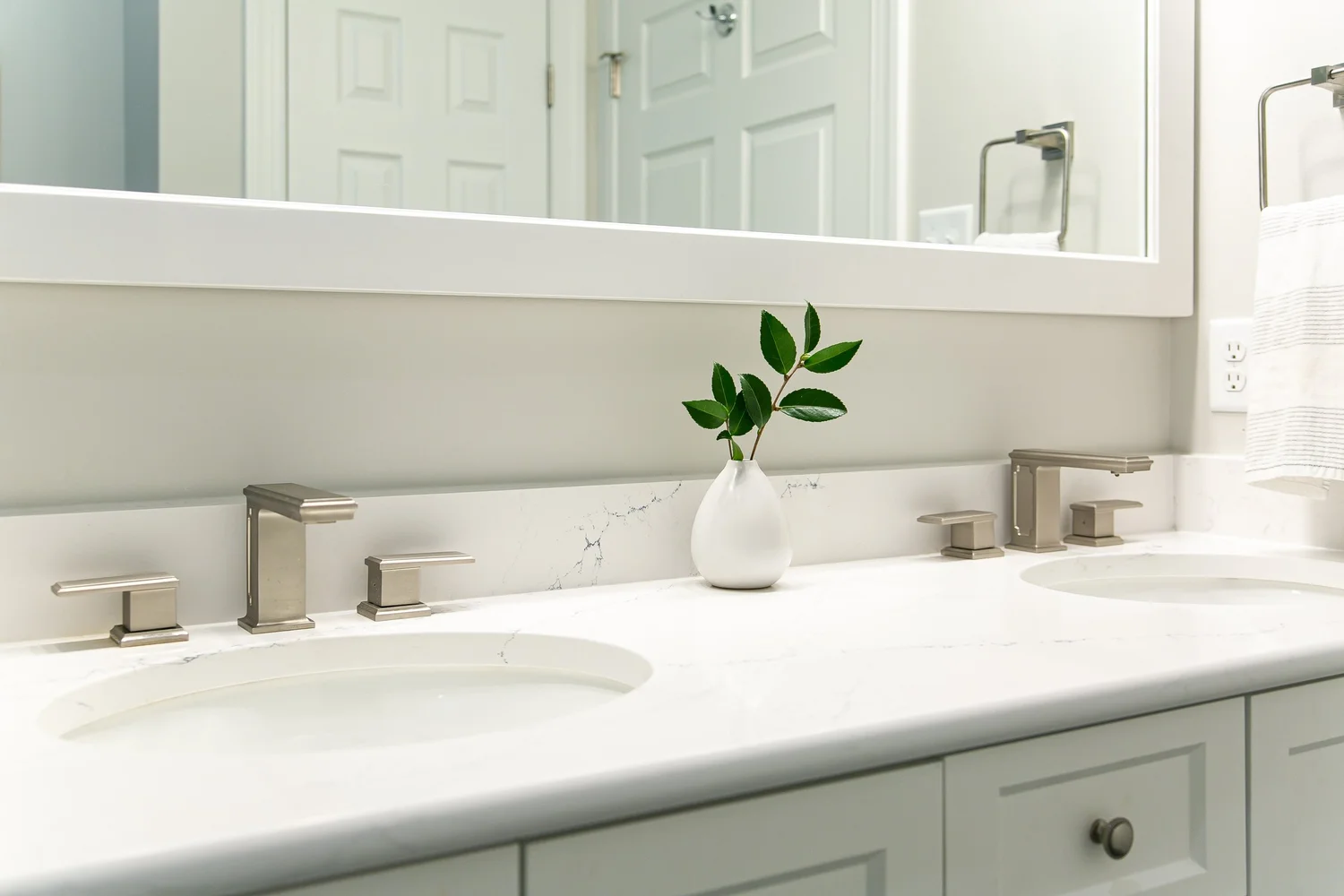 View 14 of the completed bathroom remodel in Powhatan Williamsburg Virginia