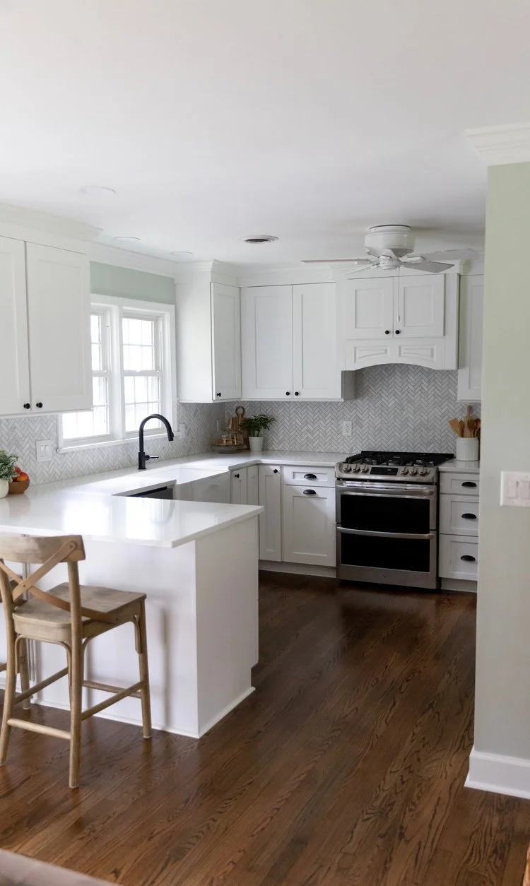 View 13 of the completed kitchen remodel in Poquoson Virginia