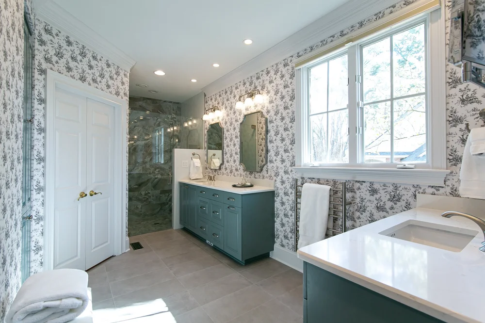 Completed bathroom remodel in Governor’s Land Williamsburg Virginia