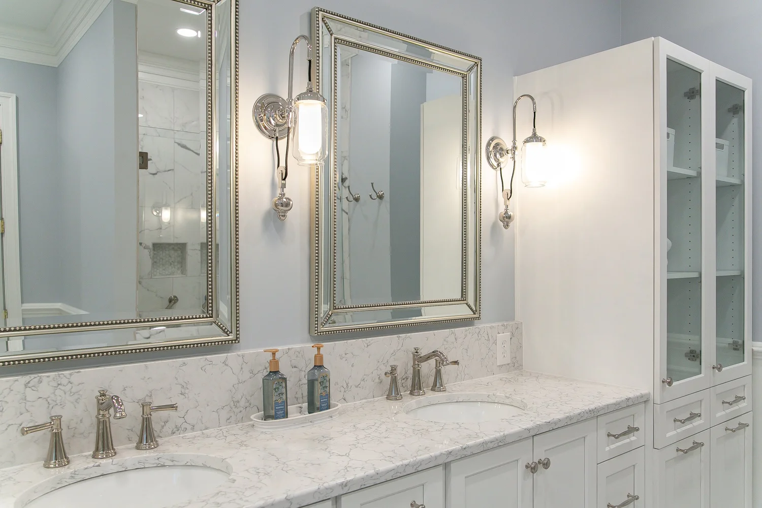View 10 of the completed bathroom remodel in Ford’s Colony Williamsburg Virginia
