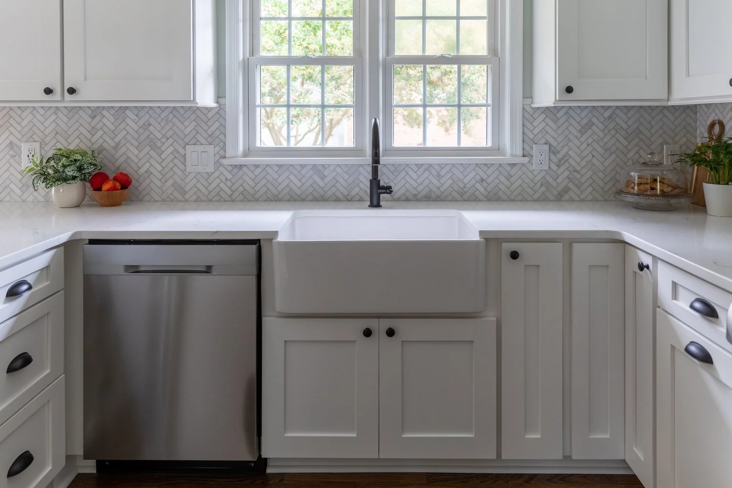 View 9 of the completed kitchen remodel in Poquoson Virginia