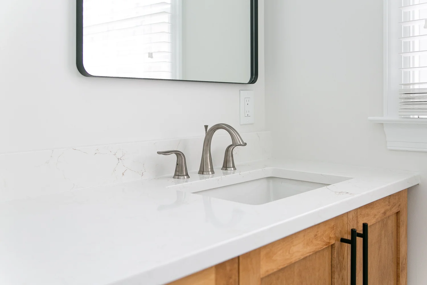 View 8 of the completed bathroom remodel in Windsor Forest Williamsburg Virginia