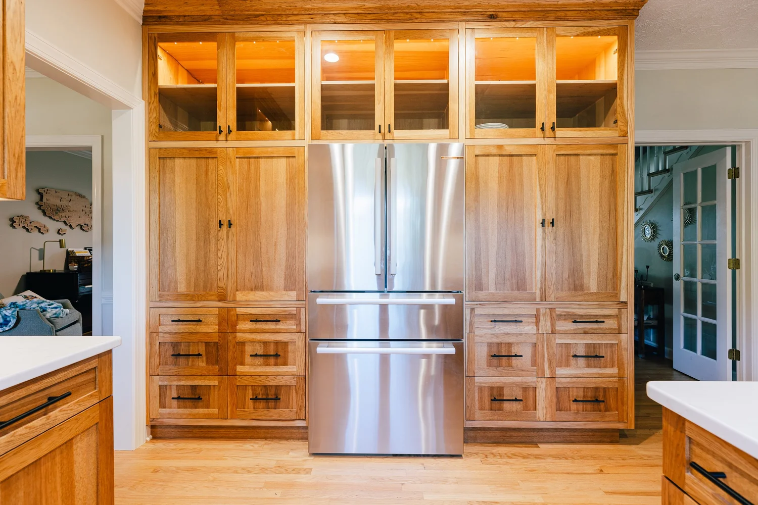 View 4 of the completed kitchen remodel in Kiln Creek Yorktown Virginia
