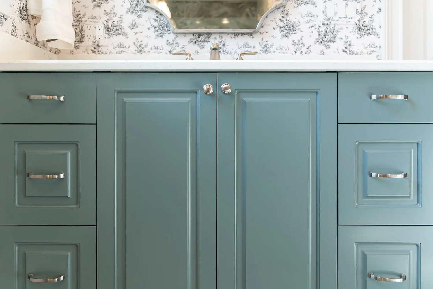 View 9 of the completed bathroom remodel in Governor’s Land Williamsburg Virginia
