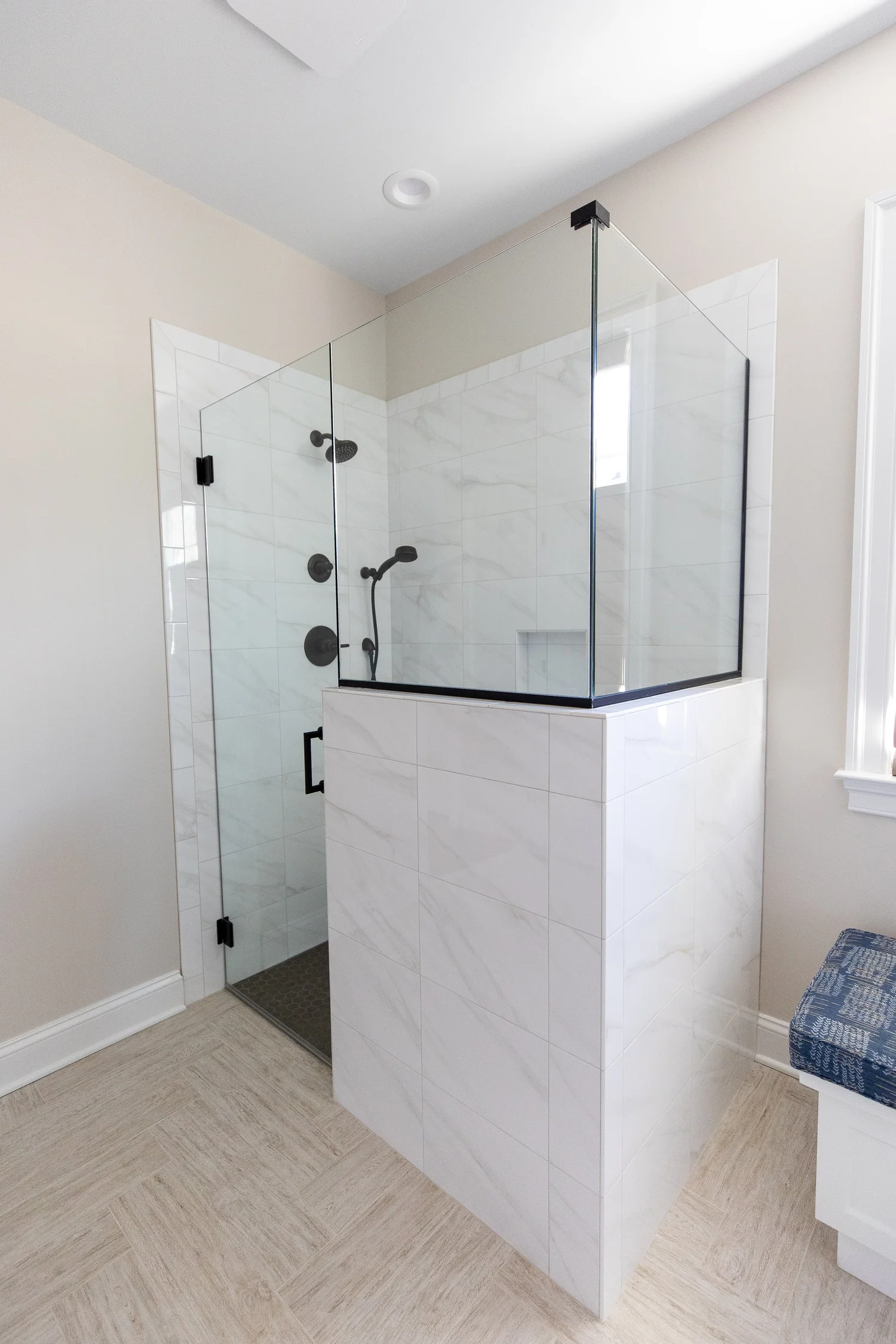 View 4 of the completed bathroom remodel in Colonial Heritage Williamsburg Virginia