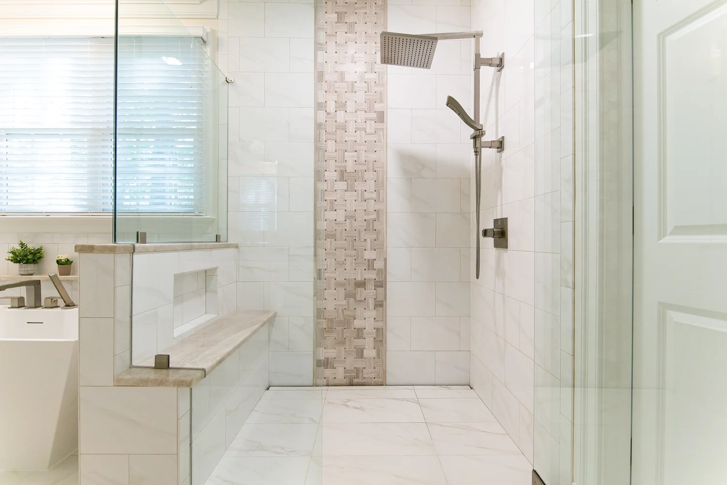 View 14 of the completed bathroom remodel in Ford’s Colony Williamsburg Virginia