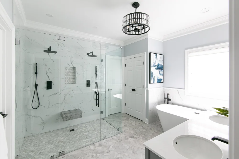 Completed bathroom remodel in Greensprings West Williamsburg Virginia