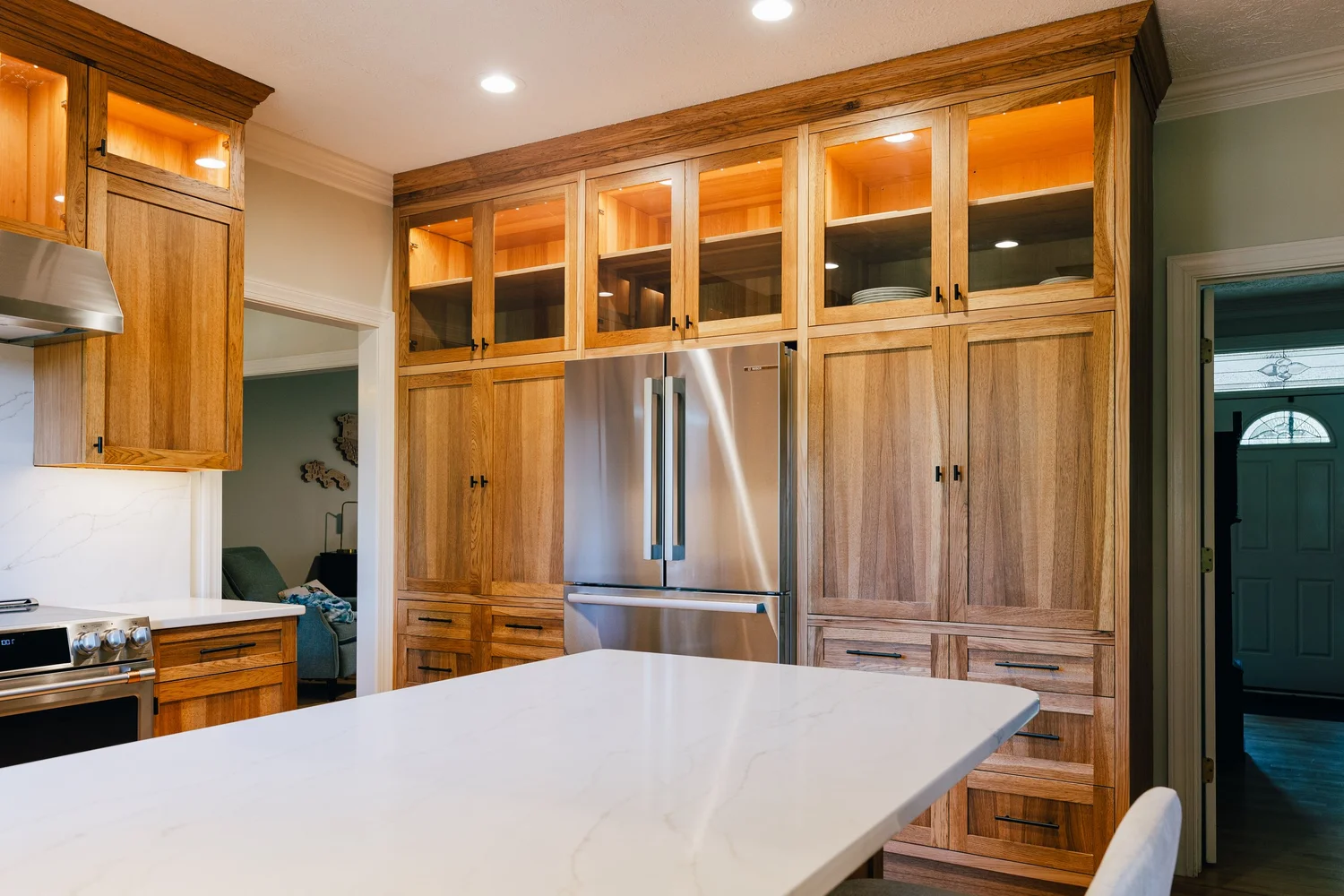 View 5 of the completed kitchen remodel in Kiln Creek Yorktown Virginia