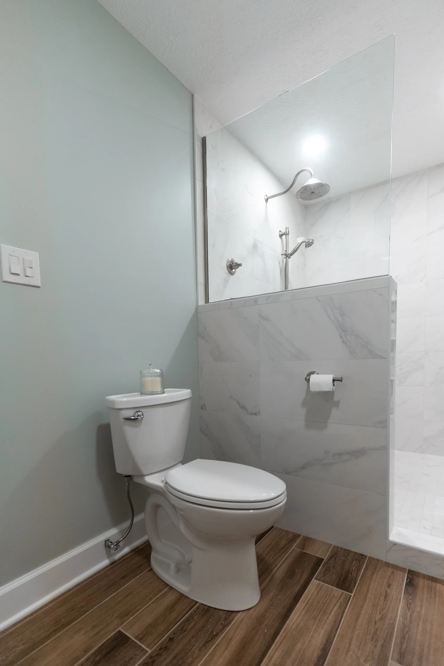 View 8 of the completed bathroom remodel in Kiln Creek Yorktown Virginia