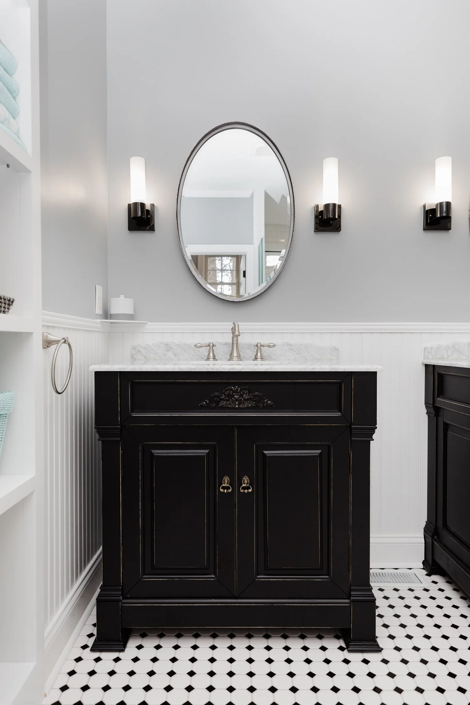 View 11 of the completed bathroom remodel in Greensprings West Williamsburg Virginia