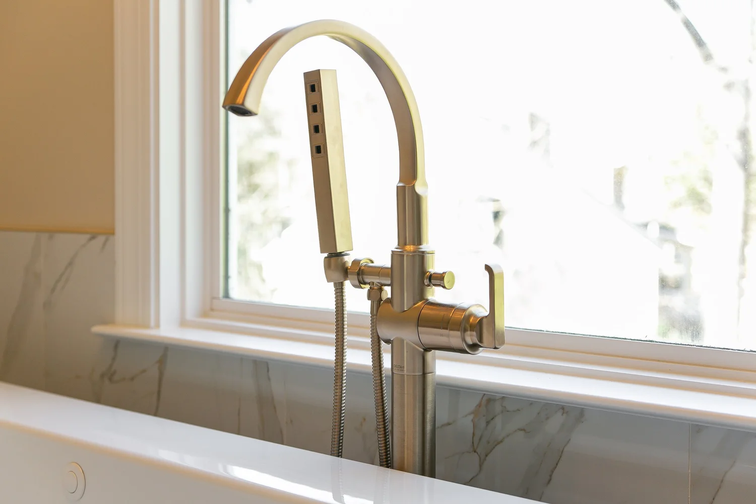 View 7 of the completed bathroom remodel in Windsor Forest Williamsburg Virginia