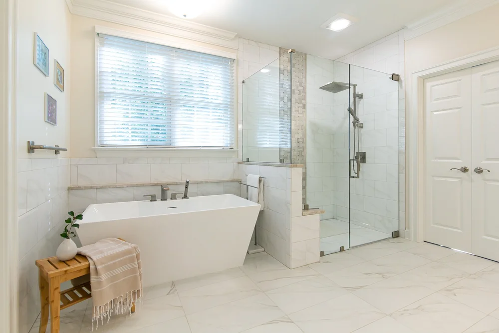 Completed bathroom remodel in Ford’s Colony Williamsburg Virginia