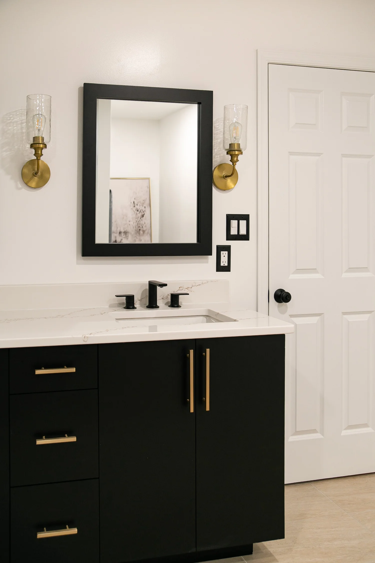 View 12 of the completed bathroom remodel in Kingsmill Williamsburg Virginia