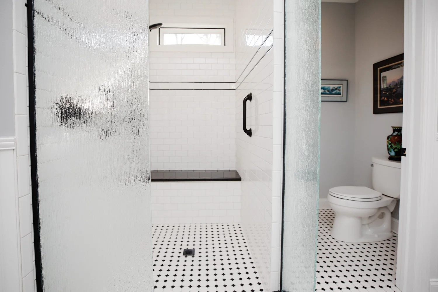 View 14 of the completed bathroom remodel in Greensprings West Williamsburg Virginia