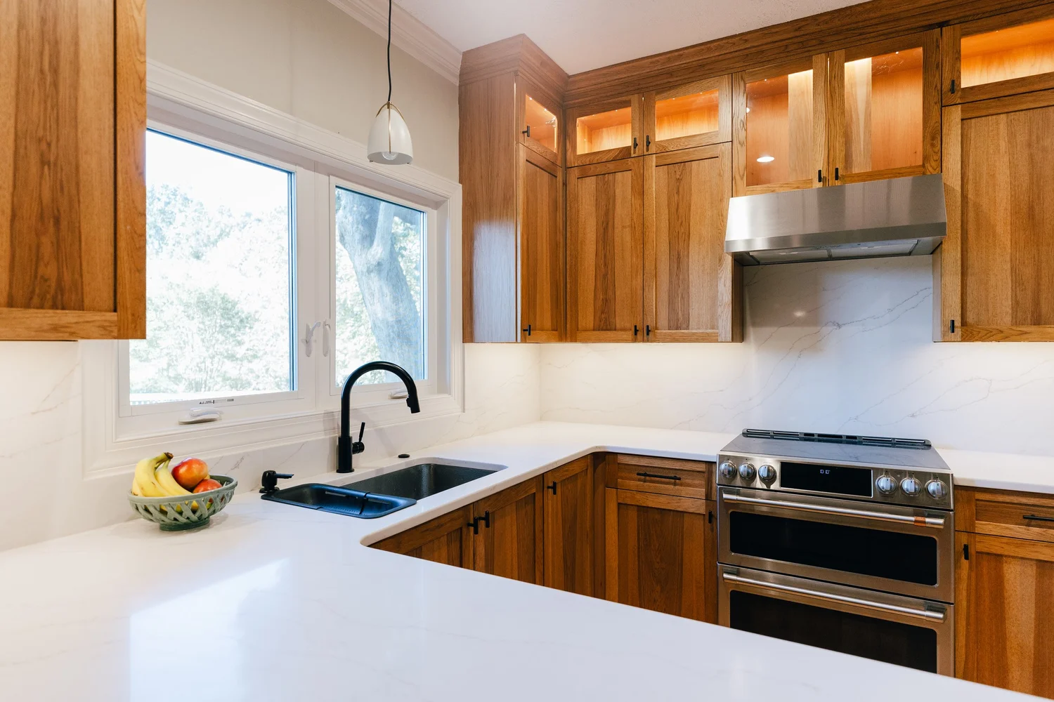 View 8 of the completed kitchen remodel in Kiln Creek Yorktown Virginia
