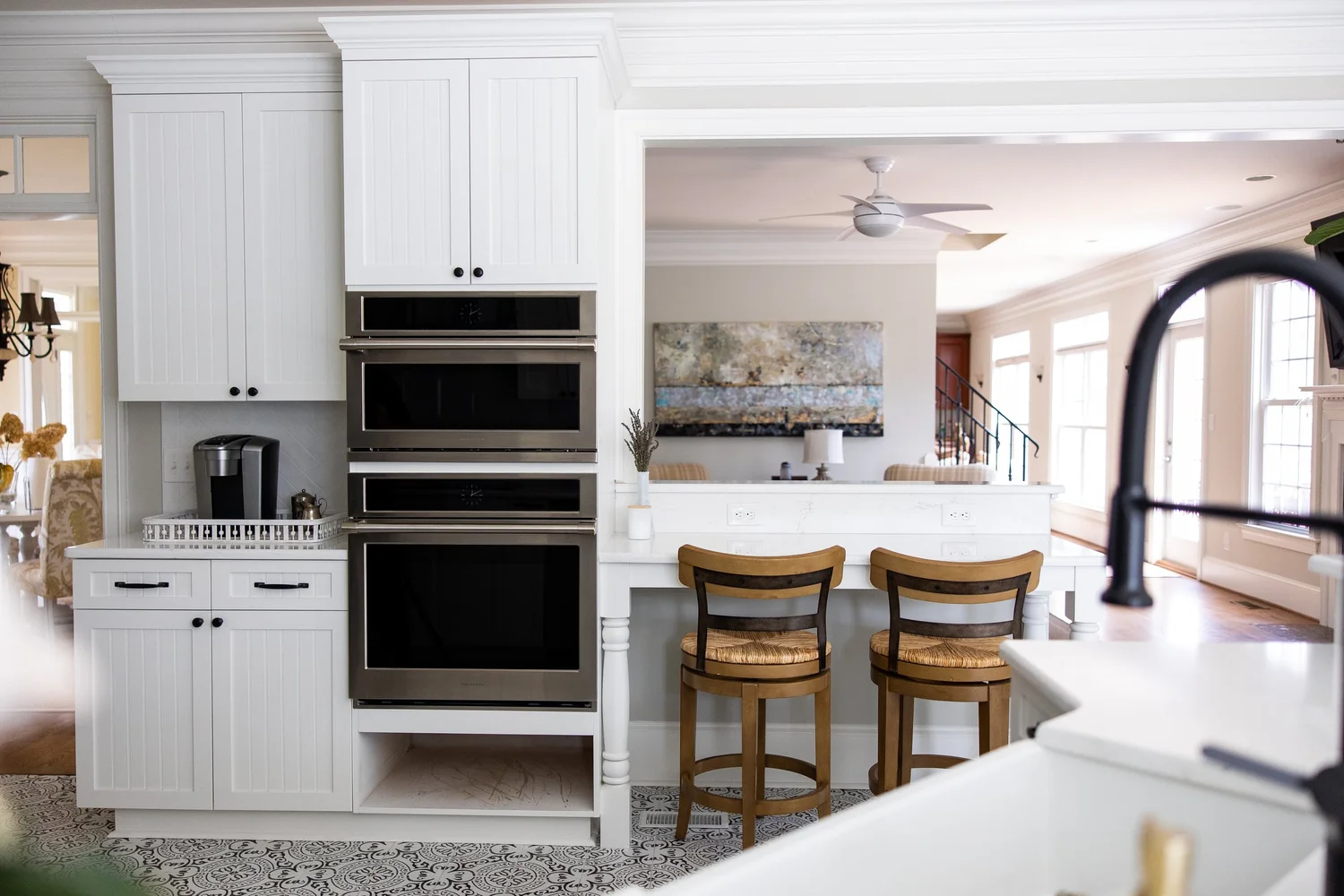 View 11 of the completed kitchen remodel in Toano Virginia