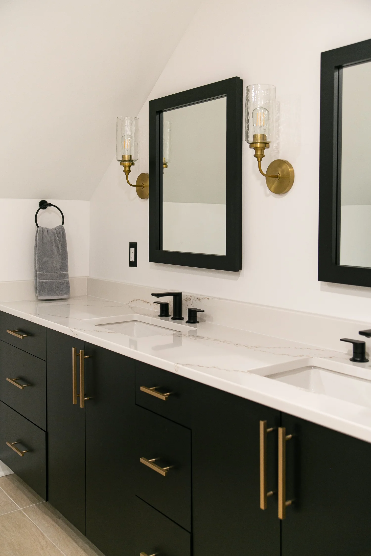 View 11 of the completed bathroom remodel in Kingsmill Williamsburg Virginia